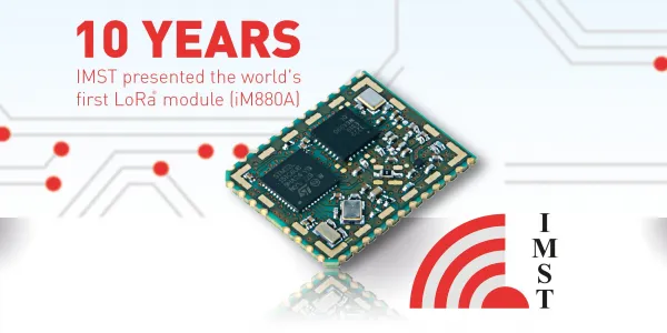 Unser weltweit erstes LoRa® Modul iM880A ist 10 Jahre alt