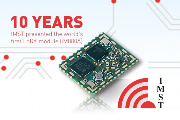 Unser weltweit erstes LoRa® Modul iM880A ist 10 Jahre alt