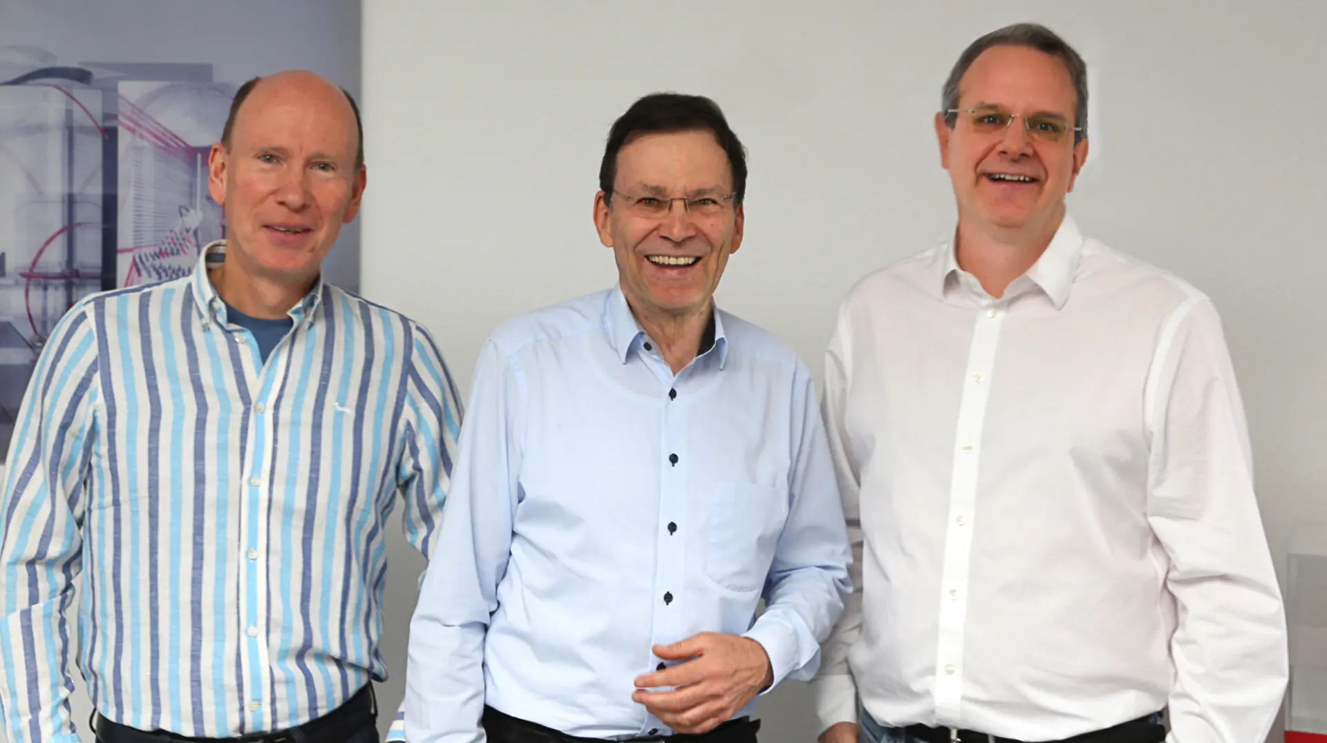 Von links nach rechts: Winfried Simon, Peter Waldow, Oliver Litschke.