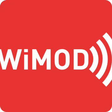 Wireless Solutions und WiMOD Logo<br>