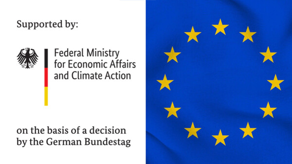 BMWK Logo und EU Flagge<br>